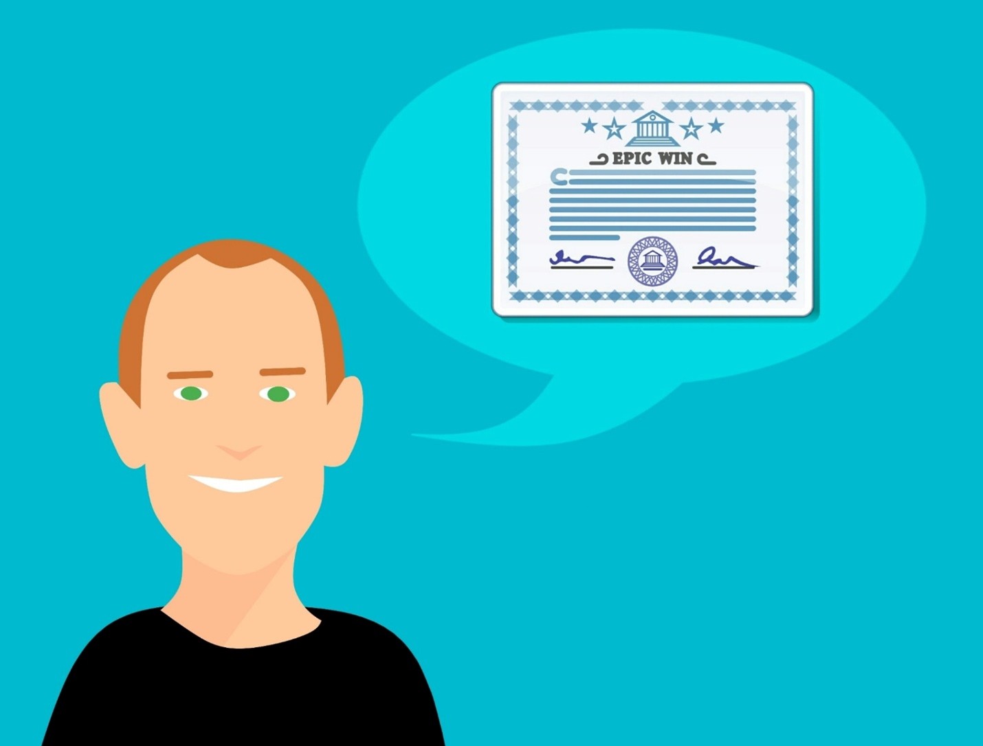 English language certificate example